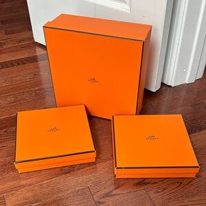 Hermès Orange Gift Boxes Set